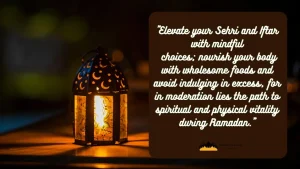 what to eat in sehr or iftar