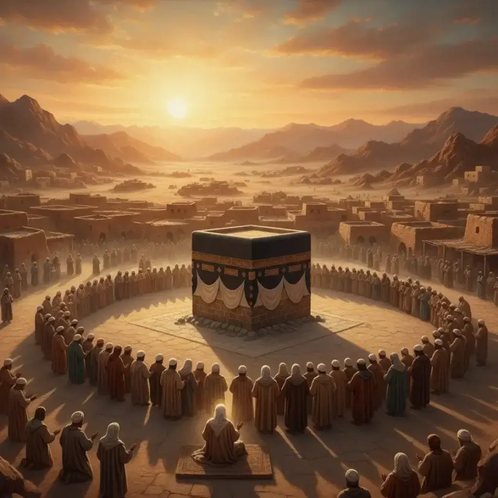 To illustrate Islam’s humble beginnings in Mecca.