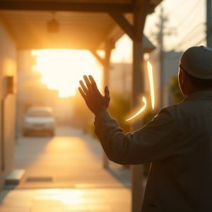 AI Generated Image - What to Recite When Leaving Ho